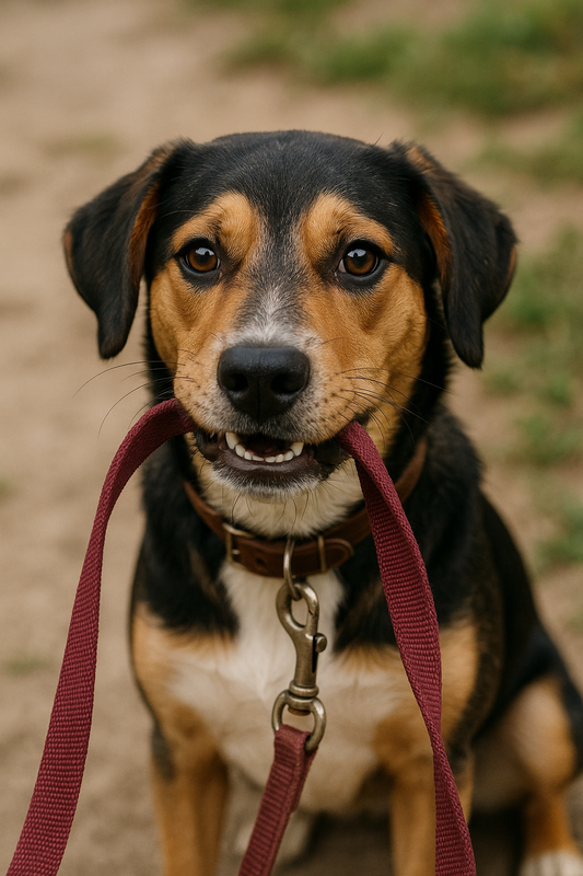 犬が散歩中にリードを噛む5つの理由|すぐできる対処法まとめ 🐶🚶♂️