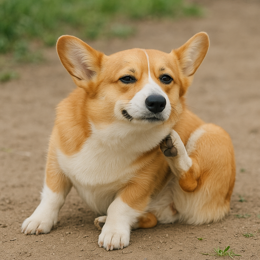 コーギーに多いアレルギー性皮膚炎とは?食事改善で症状緩和を目指す🐾