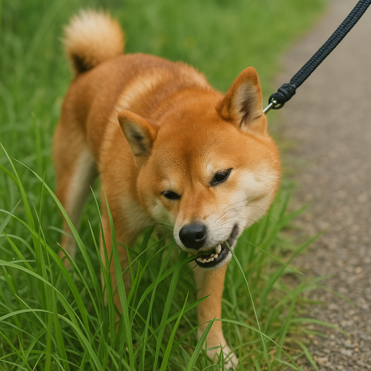 犬が散歩中に草を食べる理由とは?(こんな草選んでいる)