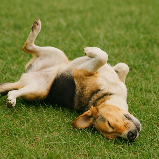 犬が草にスリスリするのは本能?ストレス?行動別の心理とは 🐾