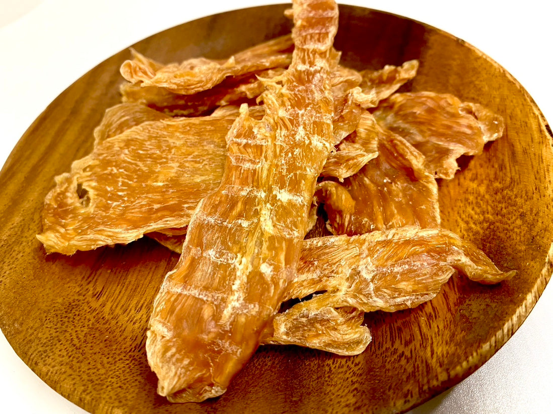 愛犬にも、自然の恵みを。」奥三河どりを使用した地鶏の犬用ジャーキーが新登場!