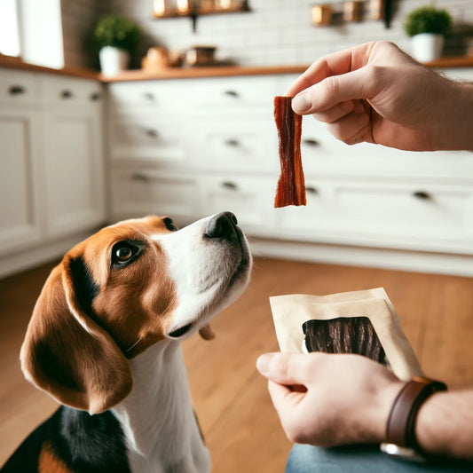 「ペットの食事に革命を！犬用鹿肉ジャーキーの驚きの健康効果」