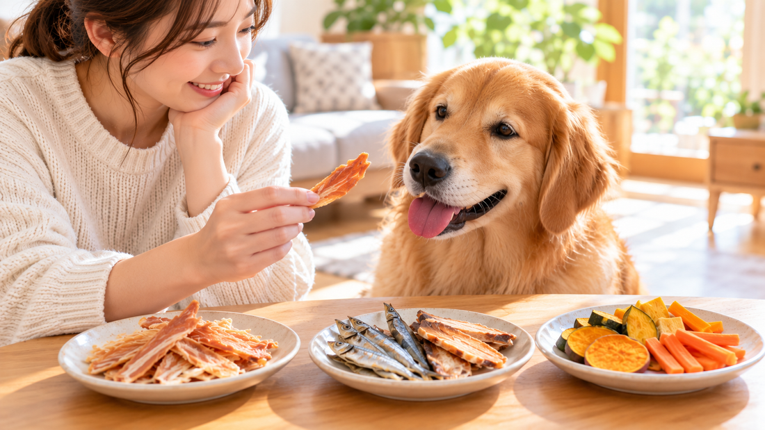 肉・魚・野菜のおやつ、それぞれの特徴と選び方🐶🥩🐟🥕