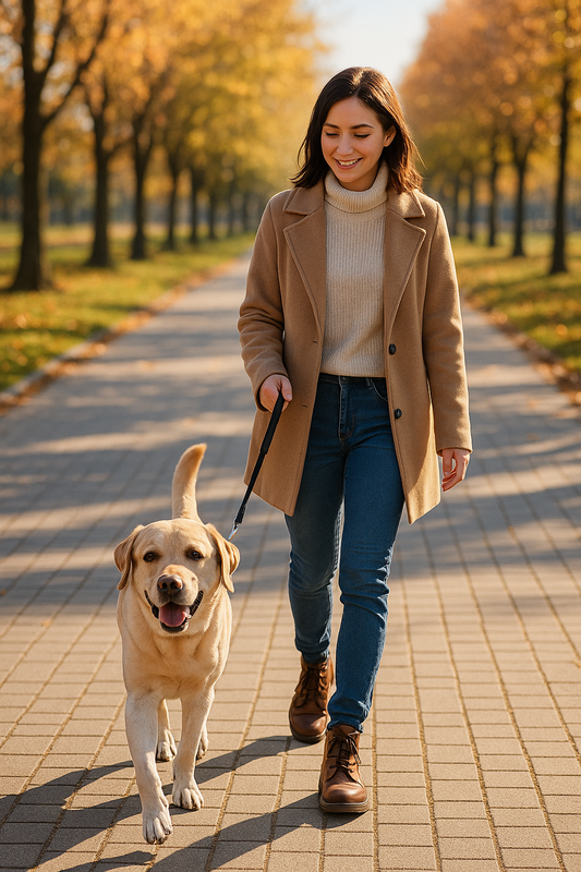 犬の冬の散歩は何時がベスト？寒い季節も元気に歩くコツ 🐾❄️