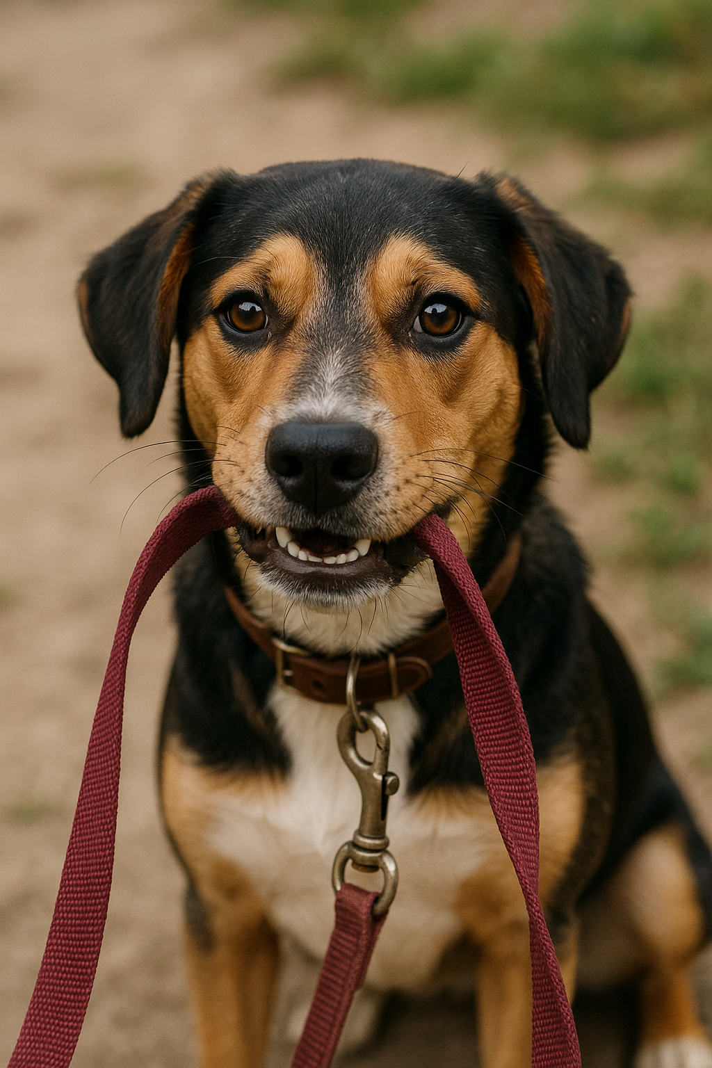 犬が散歩中にリードを噛む5つの理由｜すぐできる対処法まとめ 🐶🚶♂️