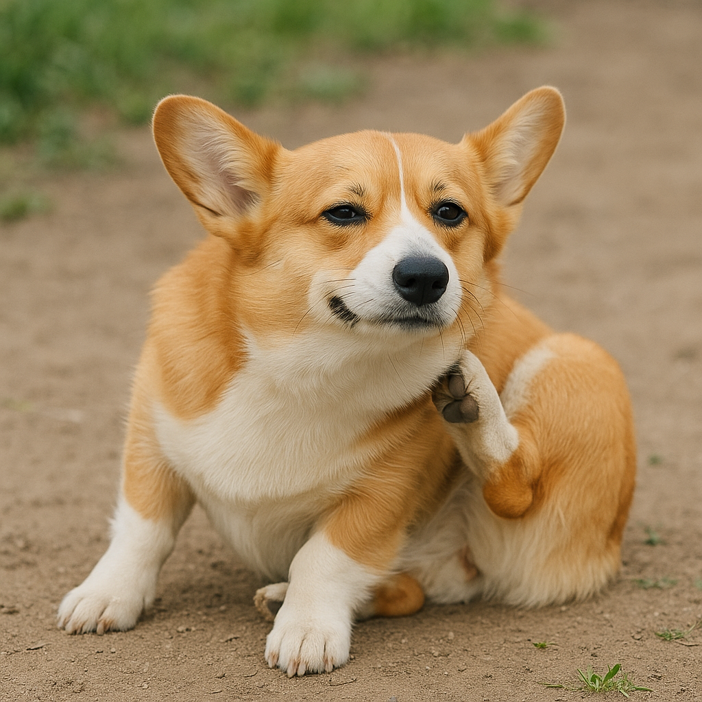 コーギーに多いアレルギー性皮膚炎とは？食事改善で症状緩和を目指す🐾