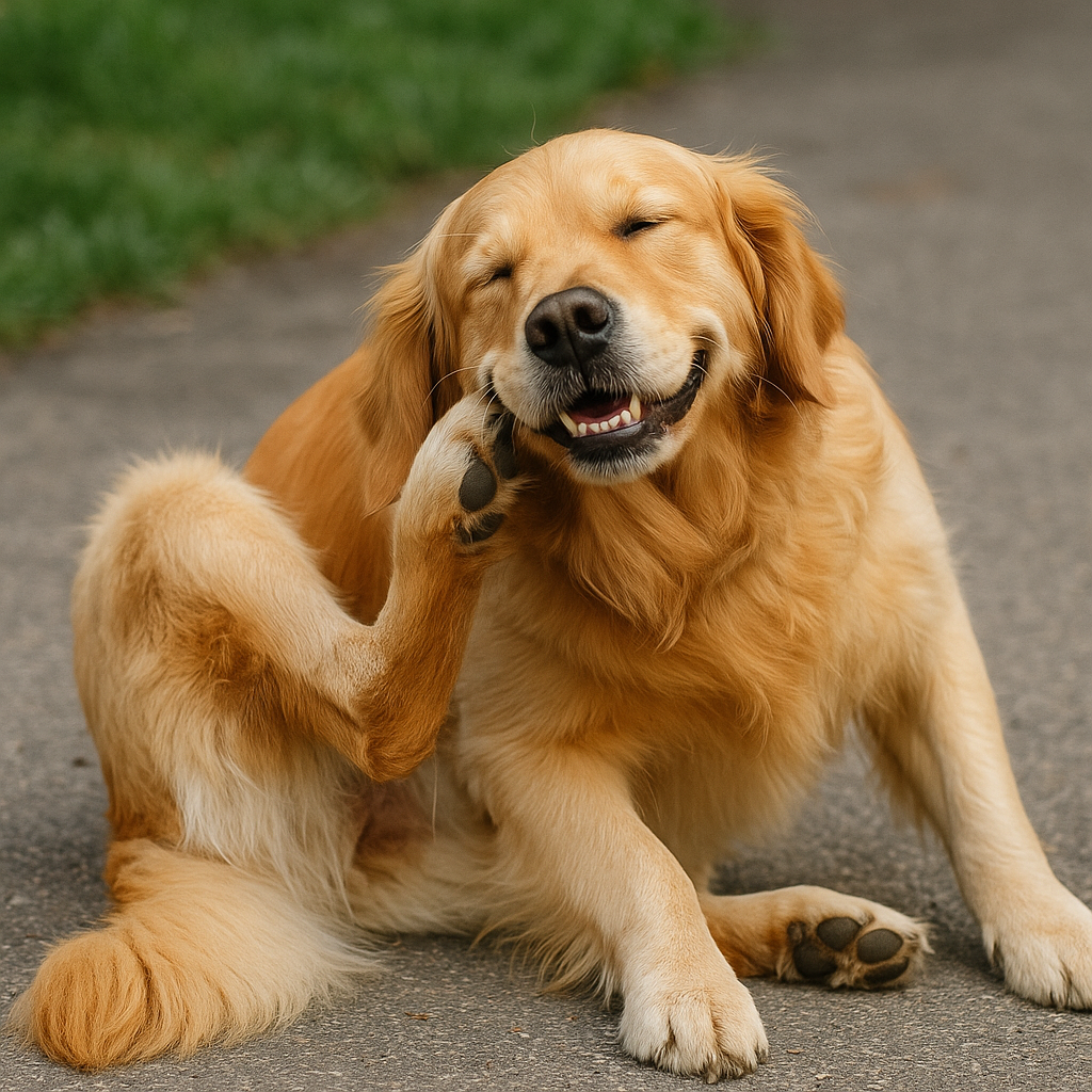🐕🦺ゴールデンレトリバーの食物アレルギー対策｜皮膚ケアとおやつ選びのポイント