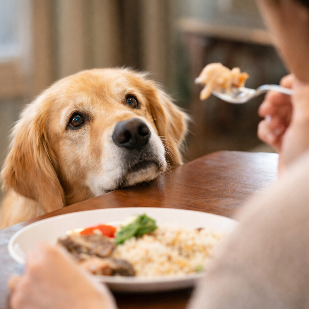 🐾 犬に人間の食べ物をあげてもいい？意外と多いNG食材