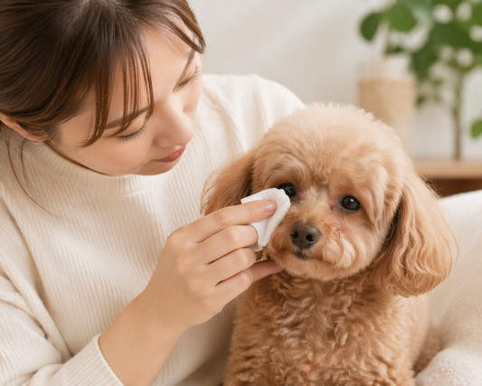 犬の涙やけはなぜ起こる？食事との関係