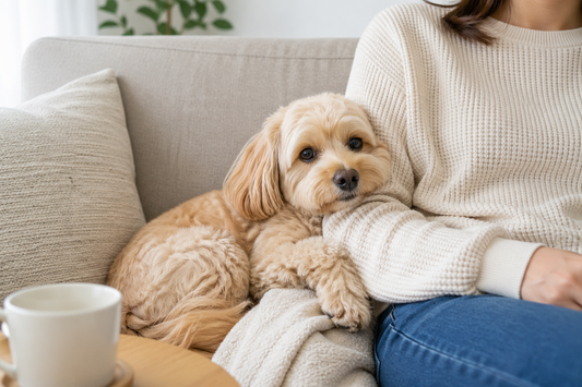 愛犬が寄り添ってくる心理とは？体を預ける理由と接し方🐶✨