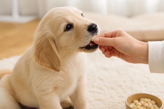 🐶 パピーのおやつデビュー｜始める時期と5つの注意点