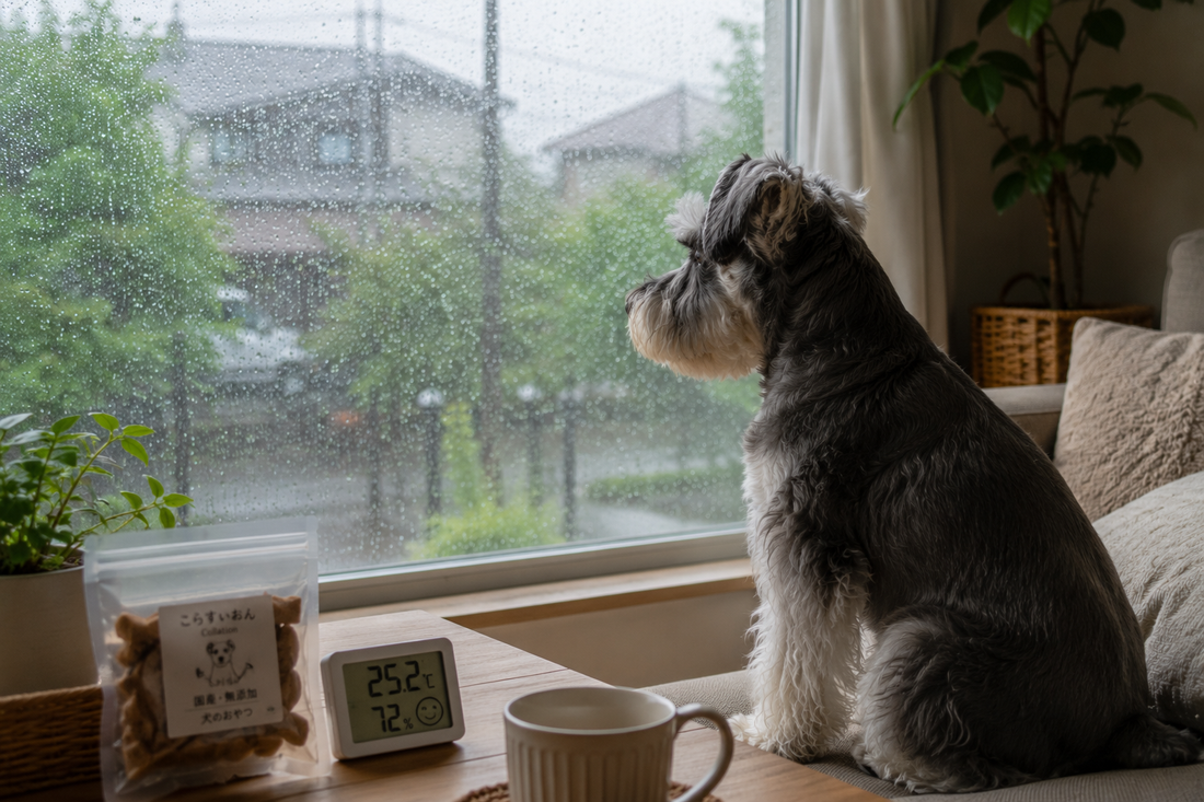 湿度が高いこの時期はおやつ保管要注意です！！🐶☔
