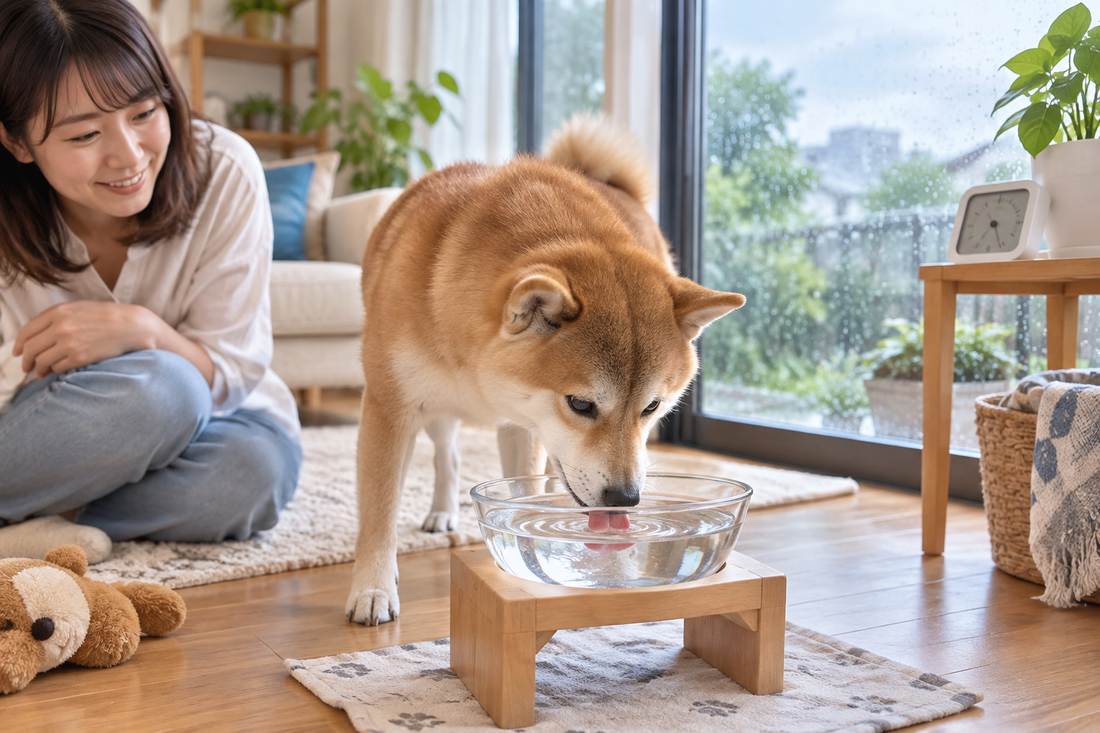 湿度が高い日こそとっても大切。犬の「水分補給」と健康 🐶💧